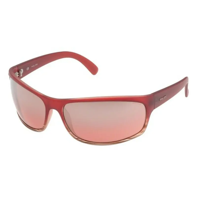 Police Red-Tinted Unisex Sunglasses – 71Mm Lens Width 1