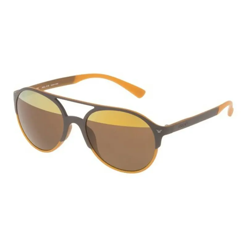 Police Unisex Sunglasses – 55Mm Round Lens Design 1