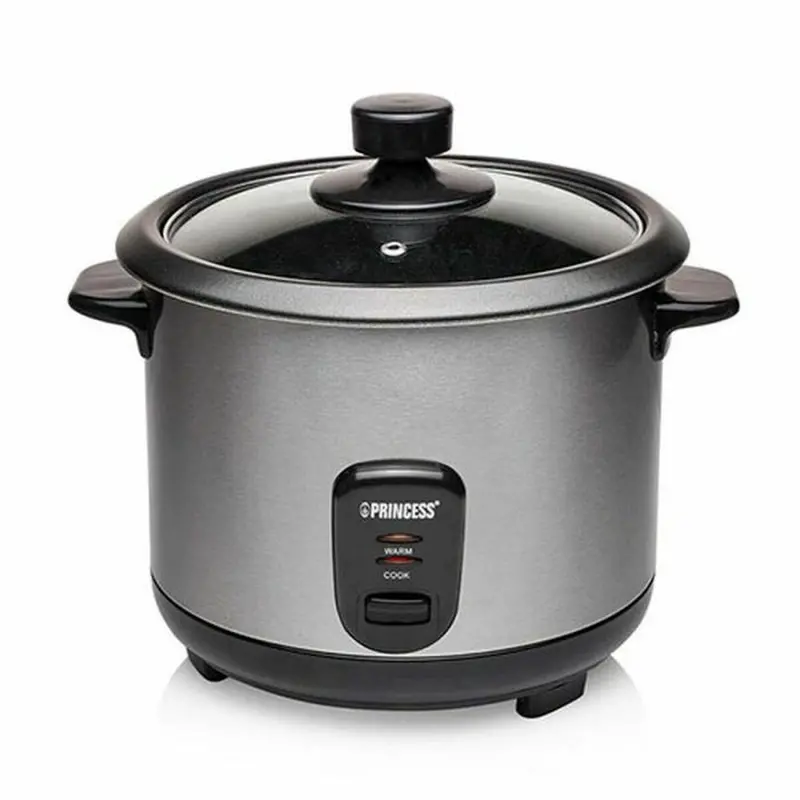 Princess 271968 Electric Rice Cooker – 1 L Capacity, 400 W, Stainless Steel Body 1