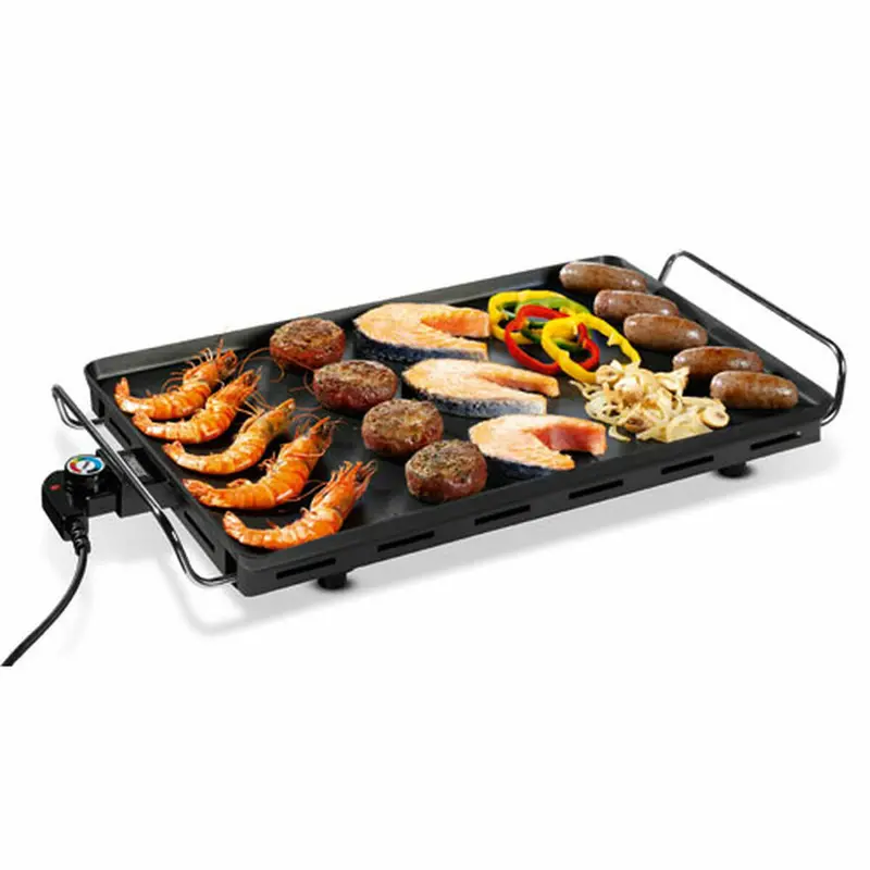 Princess Tabletop Stone Grill – Aluminum Body, 36 X 60 Cm Black Grill Plate For Indoor Use 1