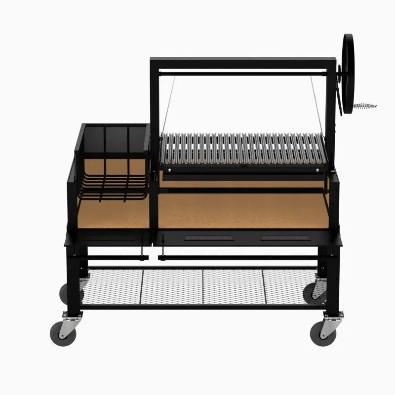Pro Series 60-Inch Argentinian Grill With Nsf-Certified Side Brasero And Cart (Psarg-60Dsibr7030Crt) 1