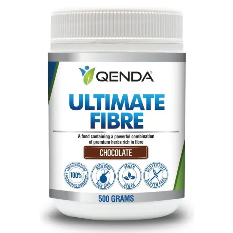 Qenda Ultimate Fibre Chocolate Flavour – 500G Prebiotic Blend 1