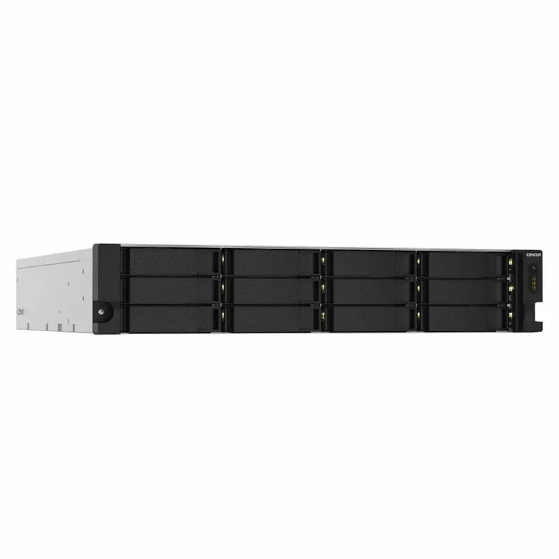 Qnap Ts-1232Pxu-Rp-4G Network Attached Storage – 12-Bay, Intel Celeron, 4 Gb Ram, Black 1