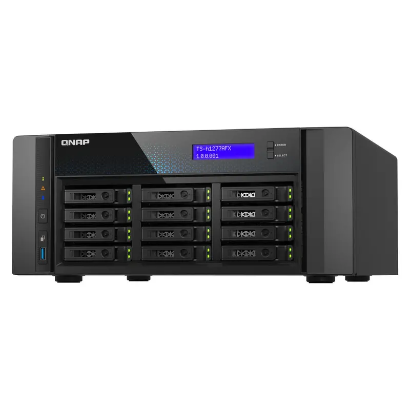 Qnap Ts-H1277Afx-R7-32G 12-Bay Nas With 32Gb Ram 1