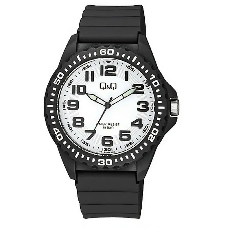 Q&Q Vs16J006Y Men'S Watch – 40Mm Solar-Powered Precision 1