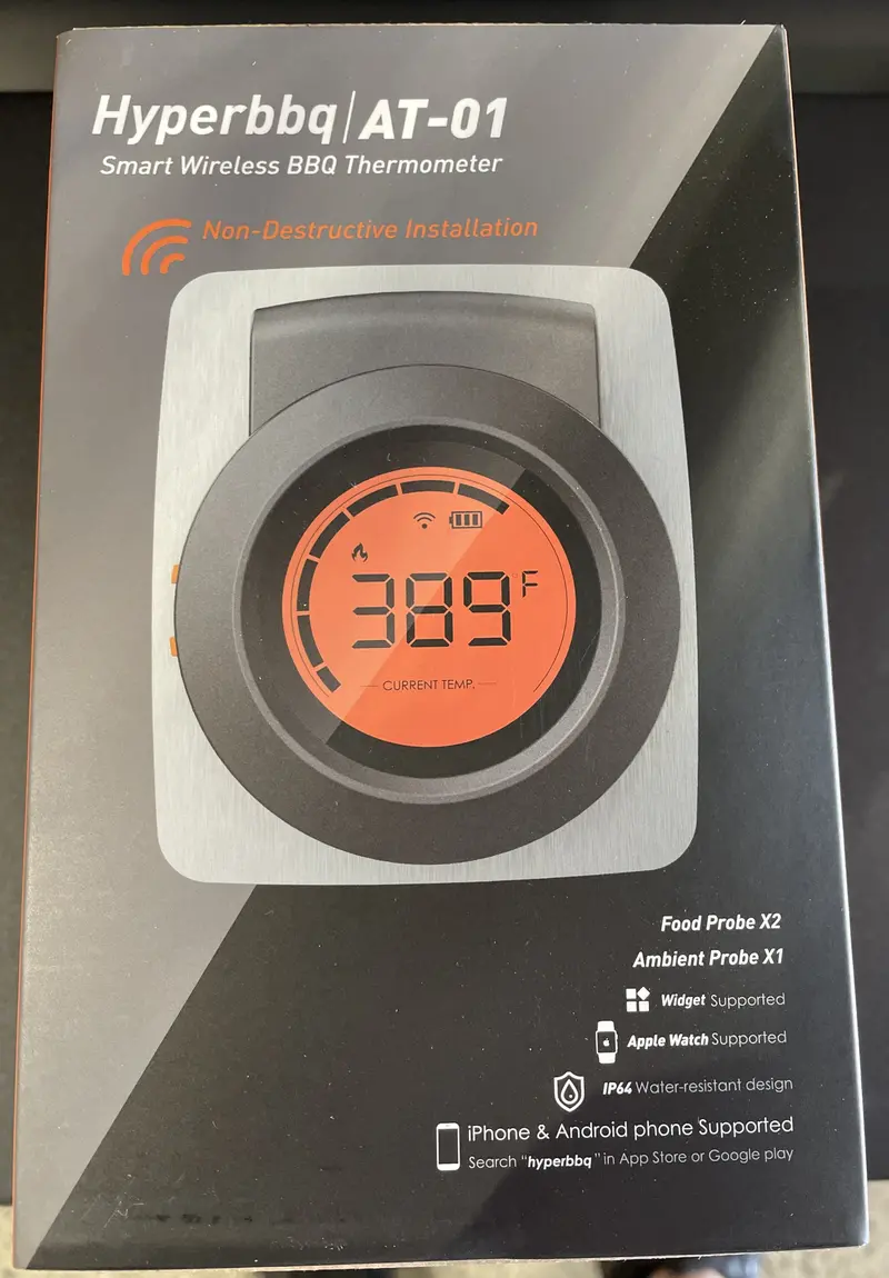 Que Through-Hood Dual-Probe Wireless Thermometer 1