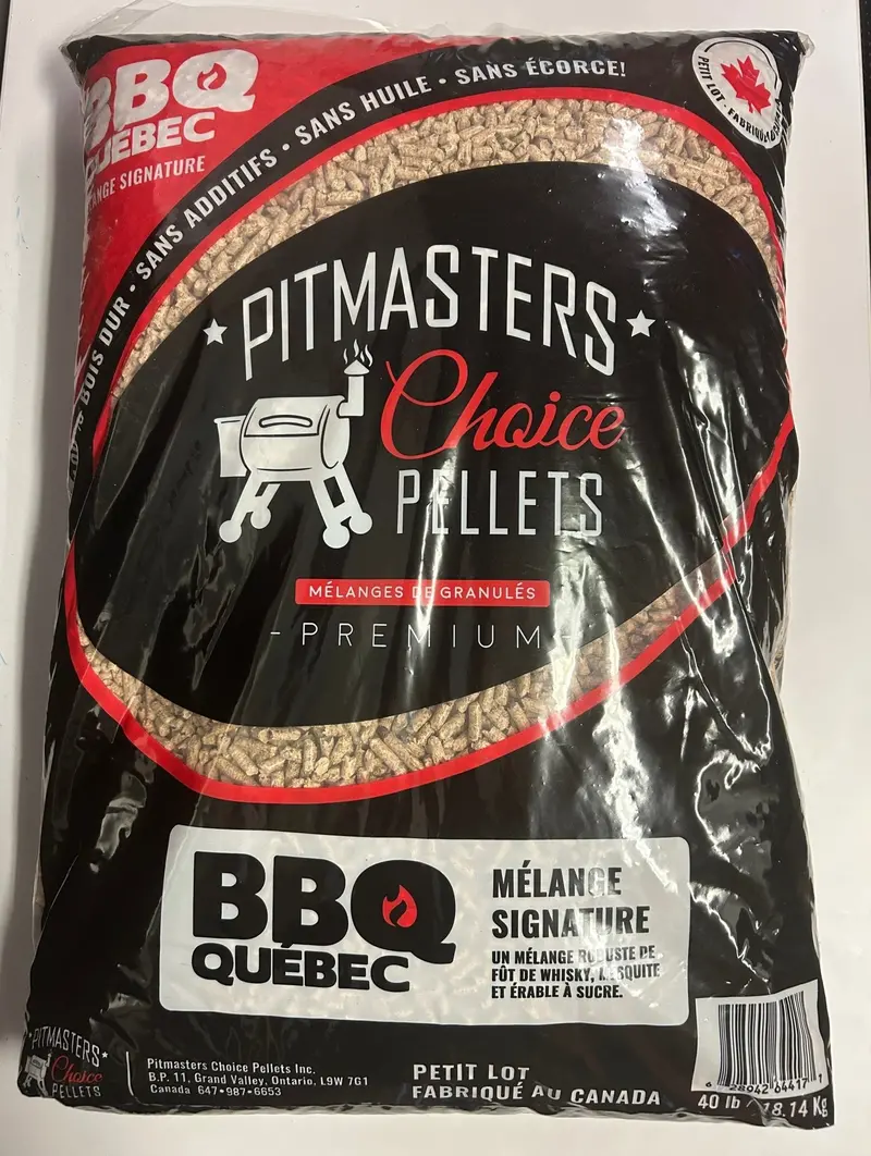 Québec Pitmaster Signature Bbq Pellets – Apple/Mesquite/Whisky Blend (Pmcp-Ps) 1
