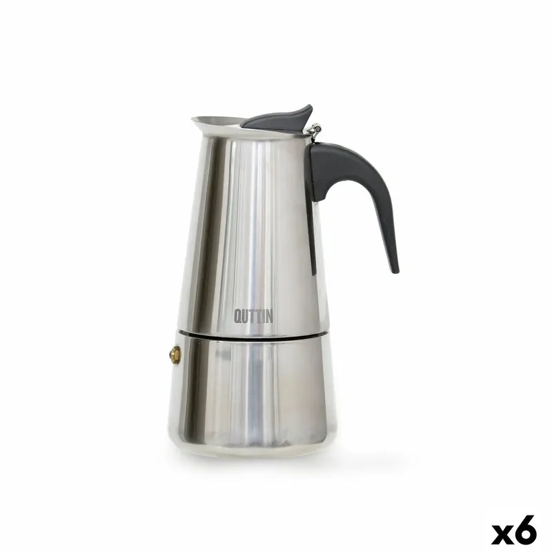 Quttin Large-Capacity Espresso Pot – 6-Cup Moka Brewer Set (6 Units) 1