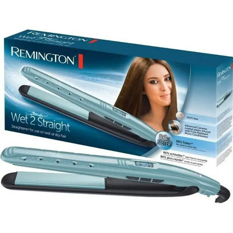 Remington S7300 Ceramic Hair Straightener – Blue & Black Design 1