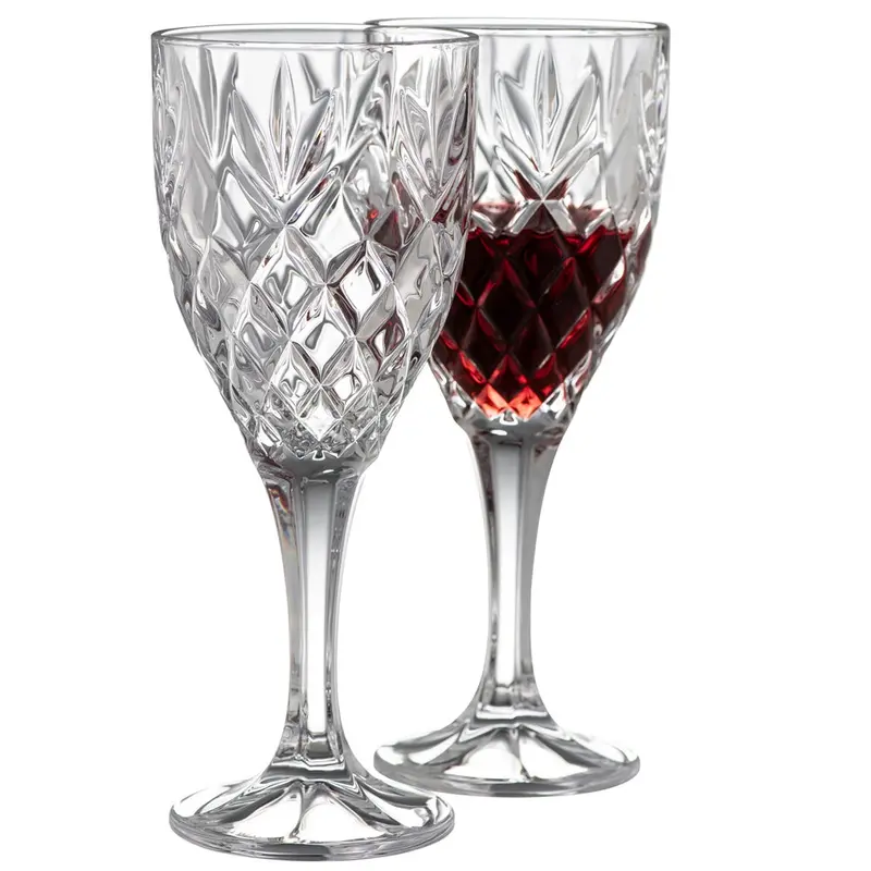 Renmore Goblets – Pair – Galway Crystal 1