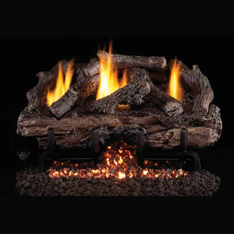Rh Peterson Charred Aged Split Vent-Free Gas Log Set 1
