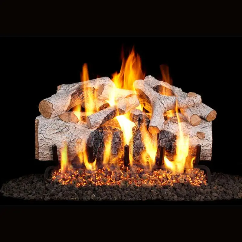 Rh Peterson Charred Mountain Birch Vented Gas Logs 1