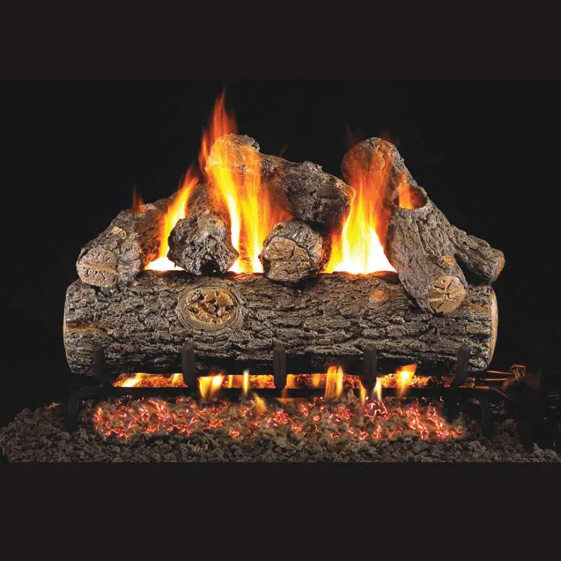 Rh Peterson Golden Oak Designer Plus Vented Gas Log Set 1