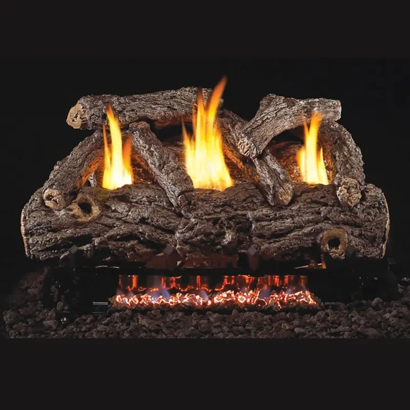 Rh Peterson Golden Oak Designer Vent-Free Gas Log Set 1