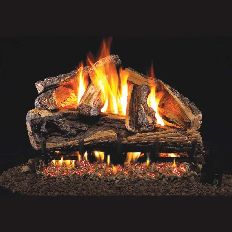Rh Peterson Rugged Split Oak Designer Vented Gas Logs 1