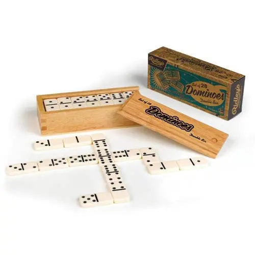 Ridleys Classic Wooden Domino Game 1