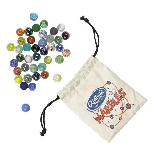 Ridleys Kaleidoscope Marble Collection In Drawstring Bag 1