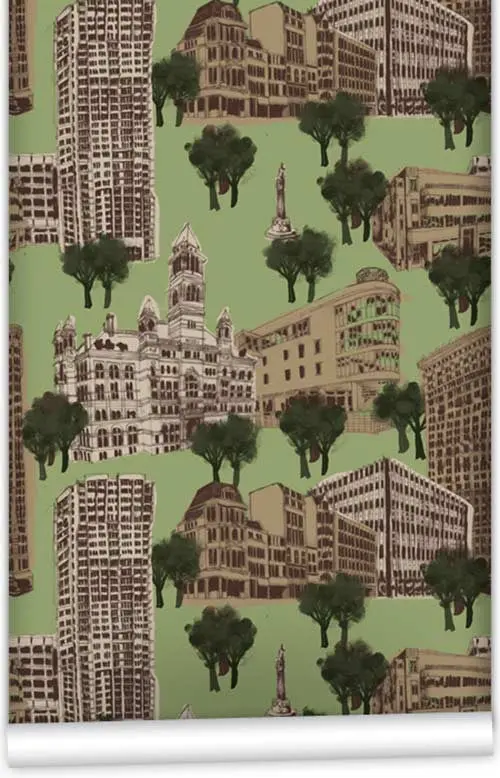 Roger Geometric Pattern Wallpaper Roll (61.5 Cm × 10 M) 1