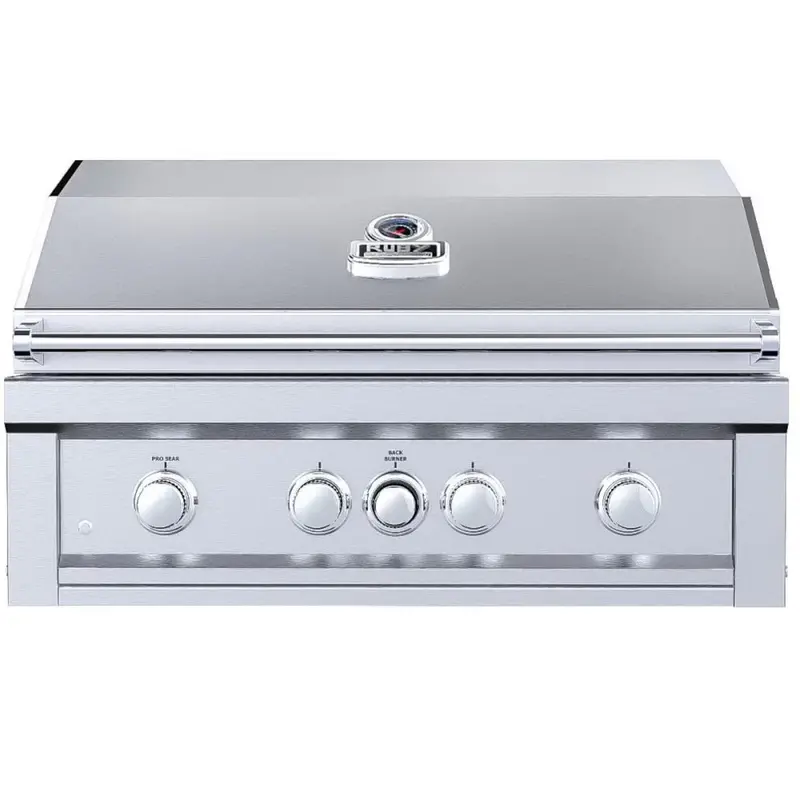 Ruby 36" 4-Burner Pro-Sear Natural Gas Grill With Infrared Burner, Rotisserie Motor, Led-Lit Rotisserie Rod & High-Heat Sear Grate 1