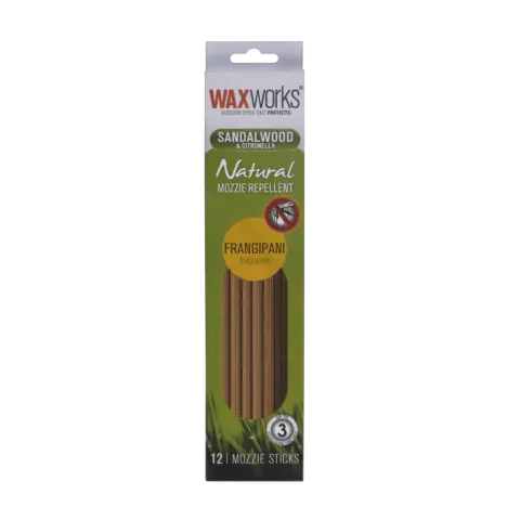 Sandalwood & Frangipani Citronella Incense Sticks – 12-Pack 1