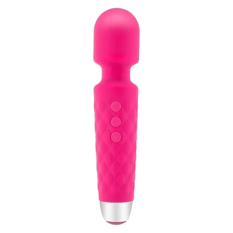 Satisfyer Pleasures The Wand Vibrator – Fuchsia Silicone Body Massager 1