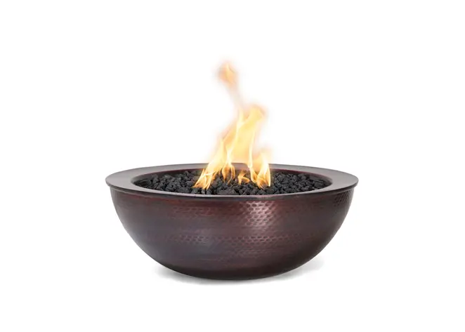 Sedona Dual-Function Copper Fire And Water Bowl 1