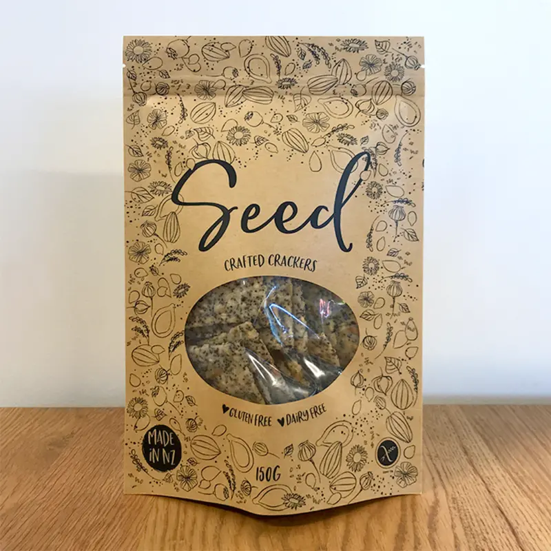 Seed Crafted Artisan Crackers – 150G Natural Wholegrain Blend 1