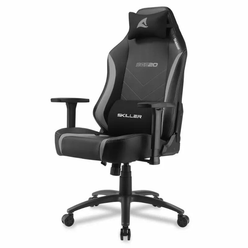 Sharkoon Gaming Chair – Black And Grey Ergonomic Design 1