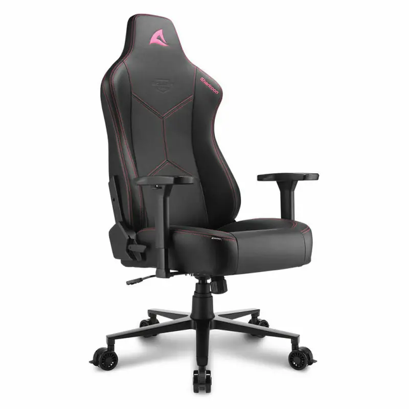 Sharkoon Sgs30 Gaming Chair – Ergonomic Black & Pink Design 1