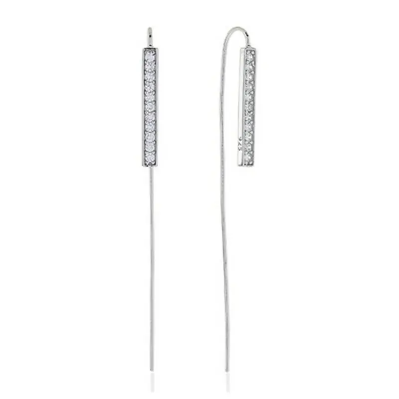 Sif Jakobs E1021 Ladies' Stud Earrings – Polished Silver With Cubic Zirconia Accents 1