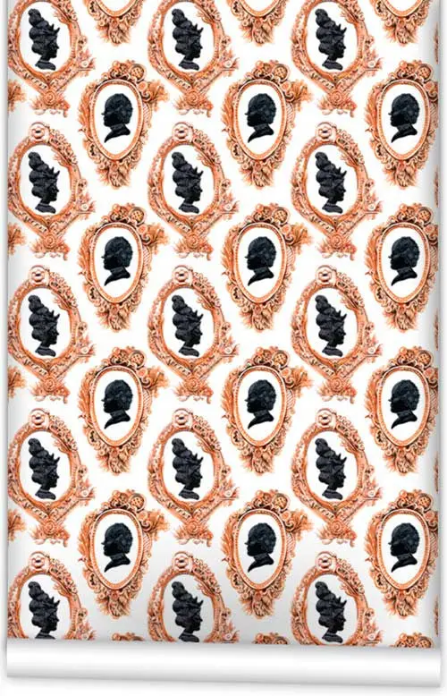 Silhouette Pattern Wallpaper Roll – 61.5 Cm × 10 M 1
