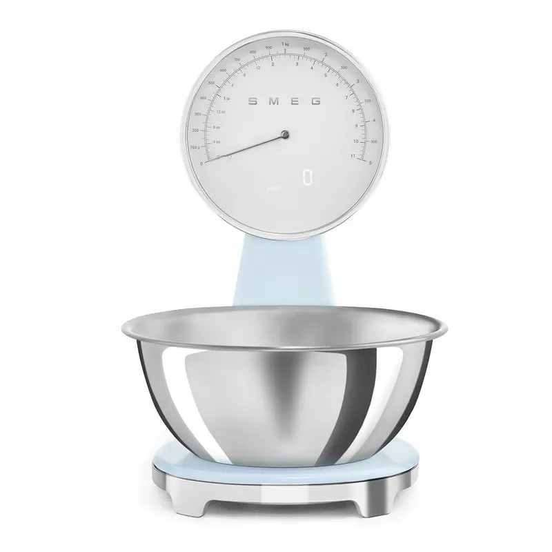 Smeg Ksf01Pbww Digital Kitchen Scale – 5Kg Capacity, Sky Blue 1