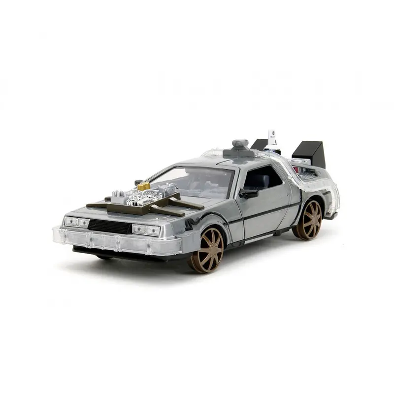Smoby Delorean Diecast Model Car – Back To The Future Iii Edition, 1:24 Scale 1