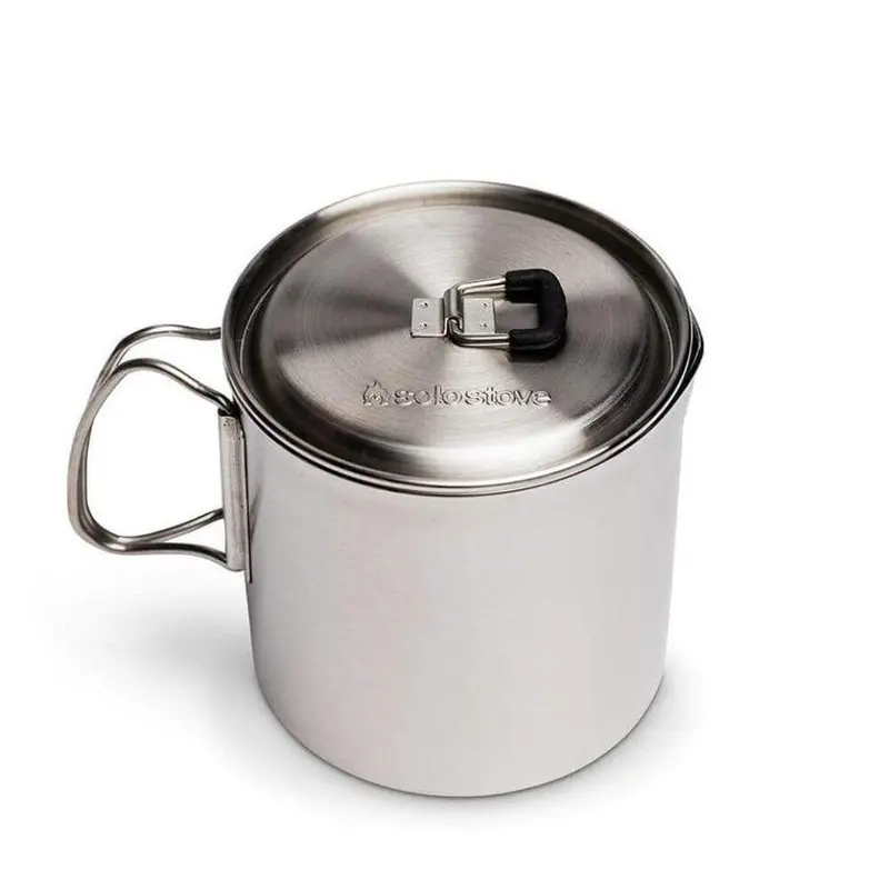 Solo Stove Pot 900 — 30 Oz Lightweight Stainless Cooking Pot 1