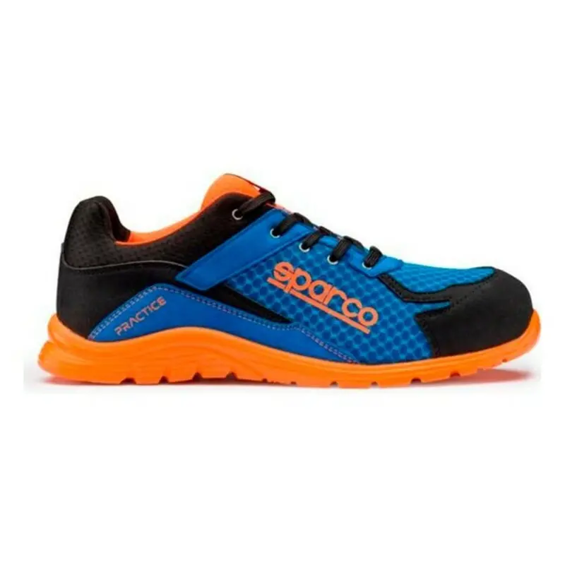 Sparco 07517 Blue And Orange Safety Shoes 1