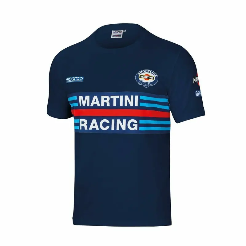 Sparco Martini Racing T-Shirt – Navy Blue, Size Xxl 1