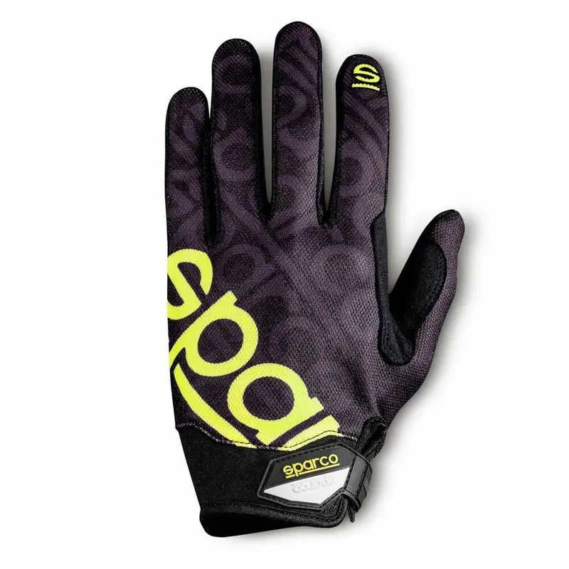Sparco Mechanic Work Gloves – Reinforced Black Nitrile-Coated, Size M 1