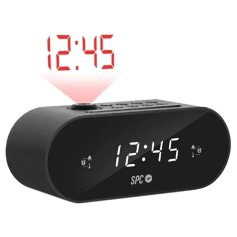 Spc 1 Lcd Projector Alarm Clock With Radio 1