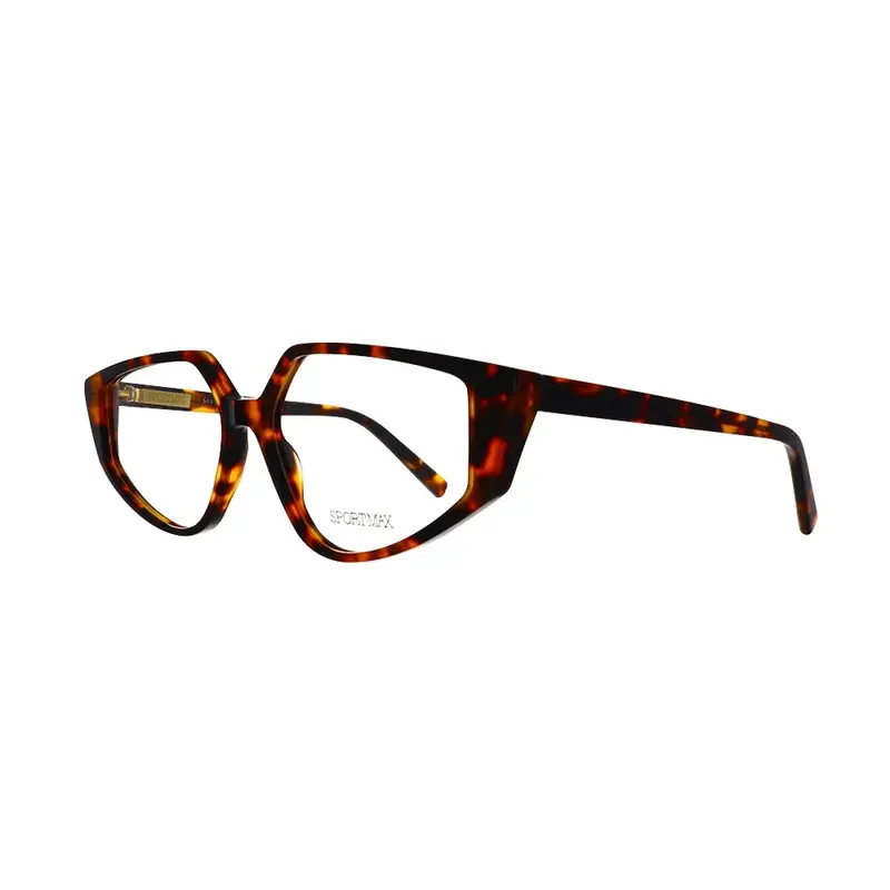 Sportmax Sm5016-052-55 Women’S Eyeglass Frame – Bold Architectural Design 1