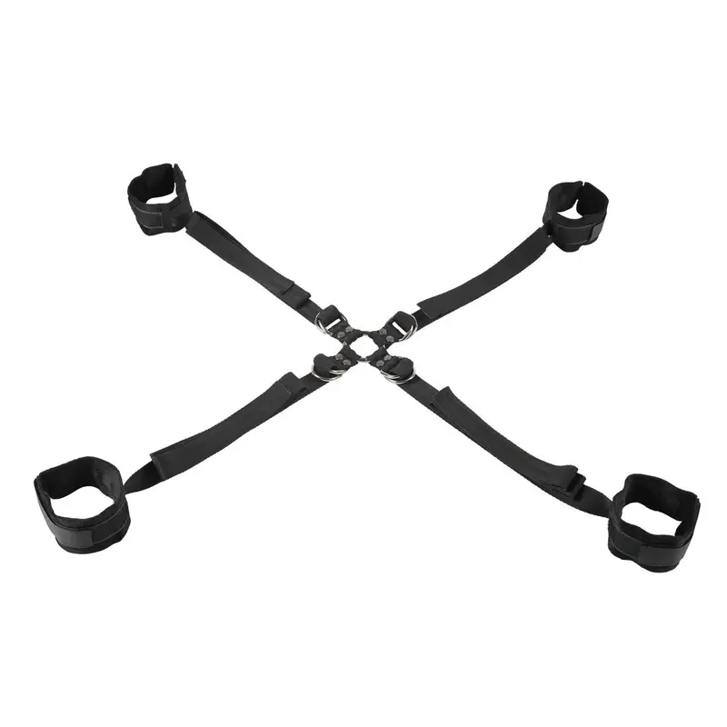 Sportsheets Velvet Noir Sexy Slave Kit – Bondage Set With Soft Fabric Restraints 1