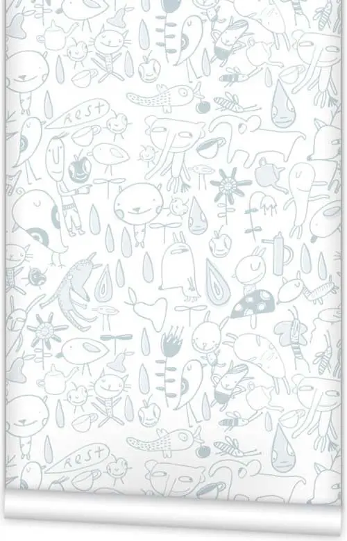 Squishy Family Pattern Wallpaper Roll – 61.5 Cm × 10 M 1