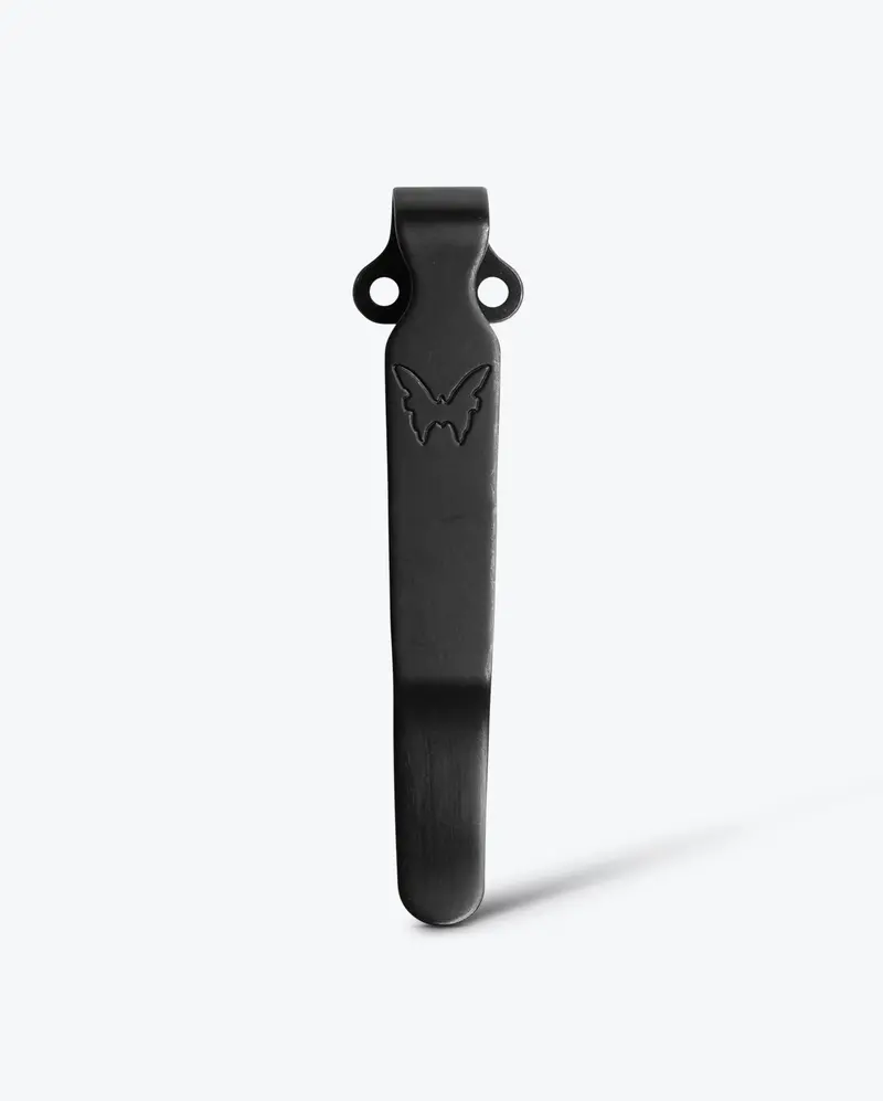 Standard Deep-Carry Pocket Clip — Black Oxide Coating 1