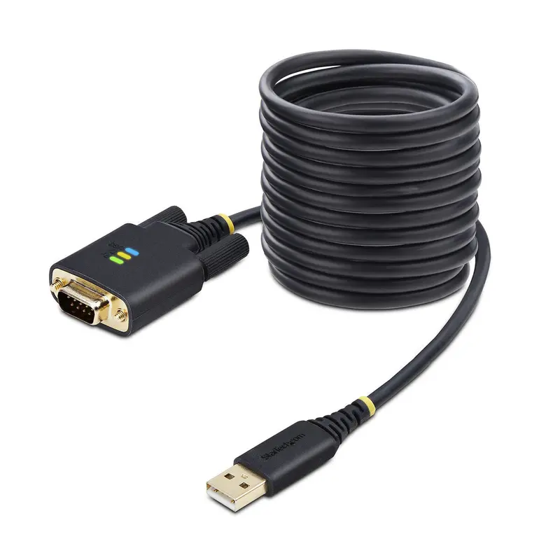 Startech 3-Meter Usb-To-Serial Cable – Black 1