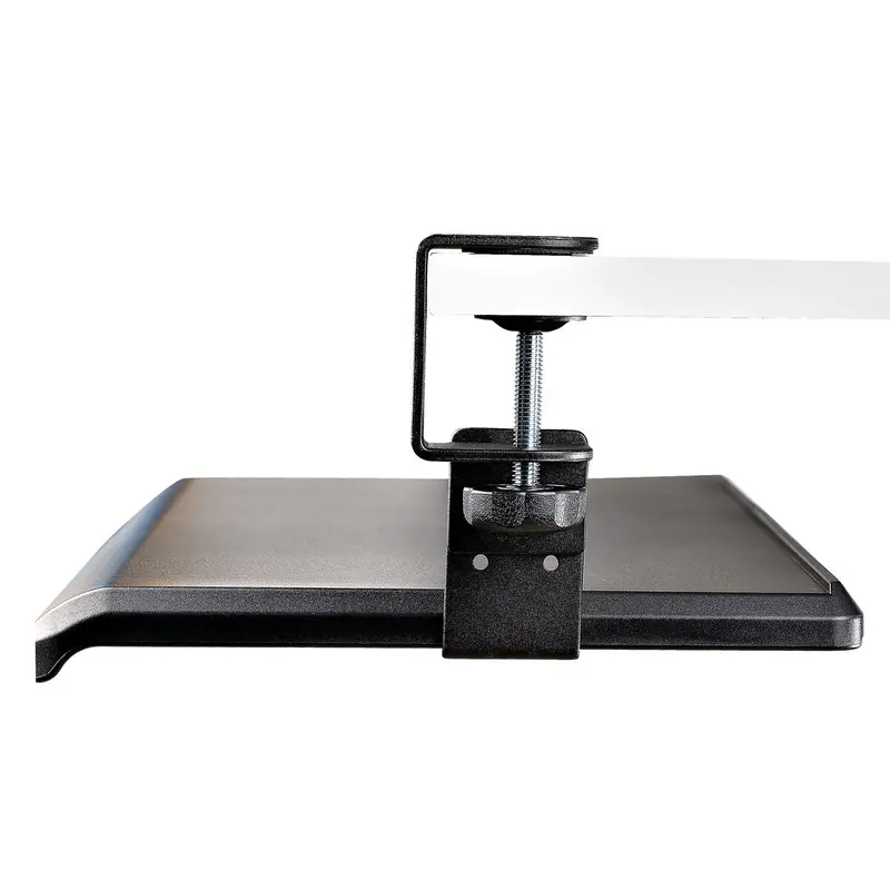 Startech Clamp-Mount Keyboard Tray With Notebook Stand 1