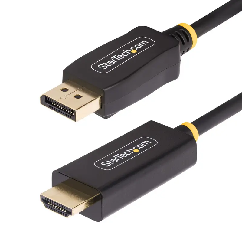 Startech Displayport To Hdmi Adapter – 2M, Supports 4K@60Hz & Hdr (2M-Dp-Hdmi-4K60-Hdr) 1
