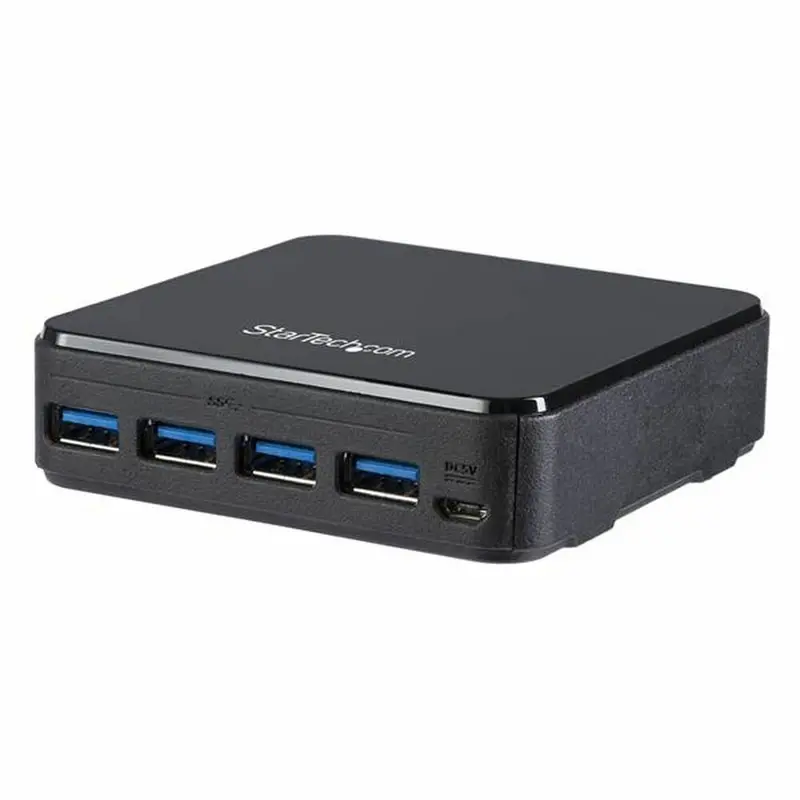 Startech Usb 3.0 Hub – 4-Port, 5 Gbps, Black Aluminum Housing 1