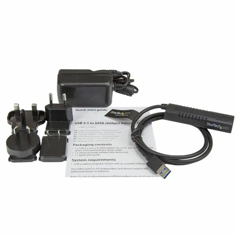 Startech Usb 3.0 To Sata Iii Adapter Kit – Black 1