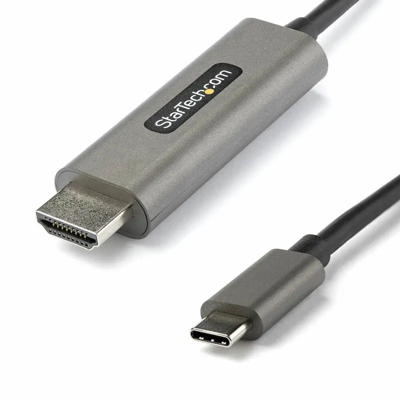 Startech Usb-C To Hdmi Cable – 1M, Silver, Supports 4K Video 1