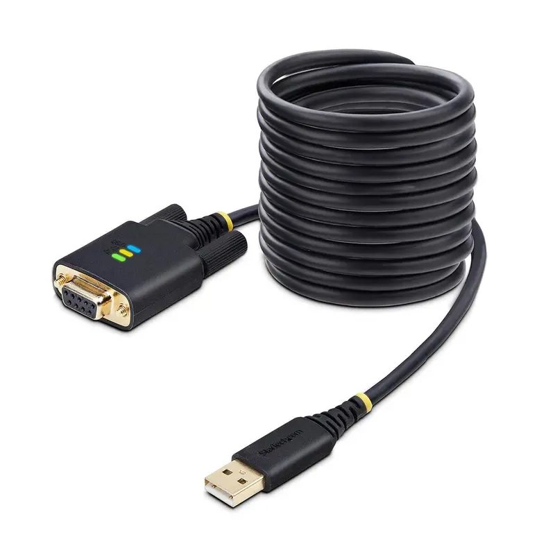 Startech Usb-To-Serial Cable – 3 Meters, Black (1P10Ffcn-Usb-Serial) 1