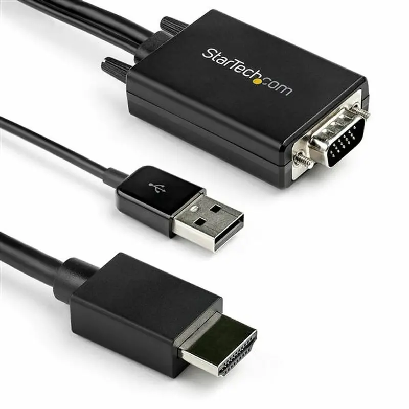 Startech Vga2Hdmm2M Hdmi To Vga Adapter Cable – 2 M, Black 1